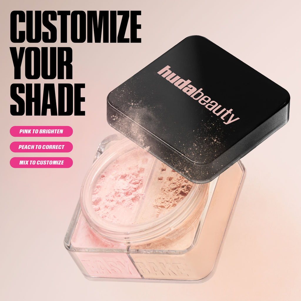 Huda Beauty Easy Bake Duo Cherry Peach Loose Powder