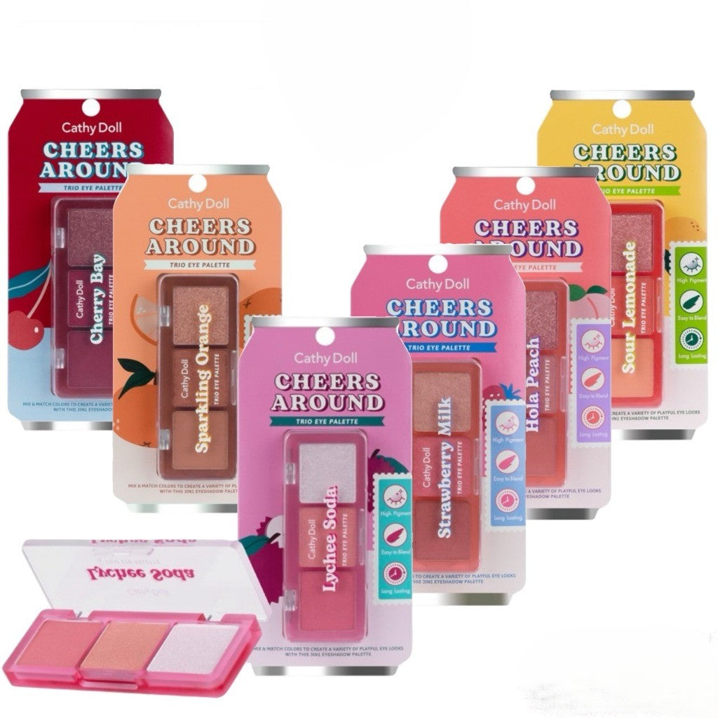 Cathy Doll Cheers Around Trio Eye Palette